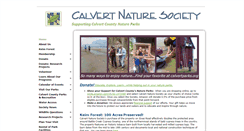 Desktop Screenshot of calvertparks.org